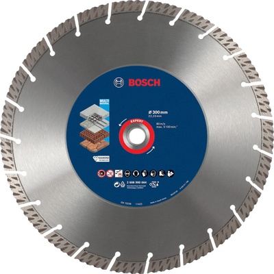 Bosch Diamantový rezací kotúč EXPERT MultiMaterial, 300 × 22,23 × 2,8 ×15 mm 2608900664