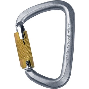 Singing Rock Стоманен карабинер Triple Lock 5