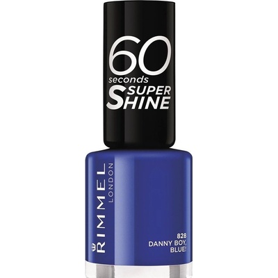 Rimmel London 60 Seconds Super Shine 828 Danny Boy, Blue! 8 ml