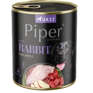 Dolina Noteci Piper with rabbit & apple 800 g