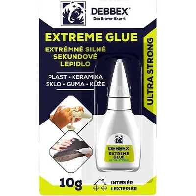 Debbex EXTREME GLUE 10 g transparentná