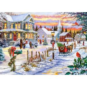 Castorland - Puzzle Christmas Tree is Coming - 180 piese