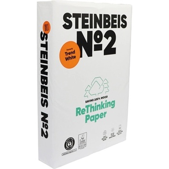 STEINBEIS Хартия Steinbeis No. 2 Classic White ReThinking Paper, A4, 80 g/m2, 500 страници, 100% рециклирана, 5 пакета