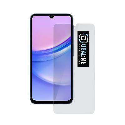 Калено стъклено защитно покритие за дисплея на Samsung Galaxy A15 5G - OBALME Tempered Glass Screen Protector 2.5D (прозрачен)