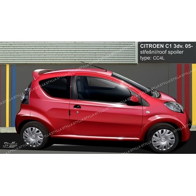 Spoiler zadných dverí horný Peugeot 107 2005-2014