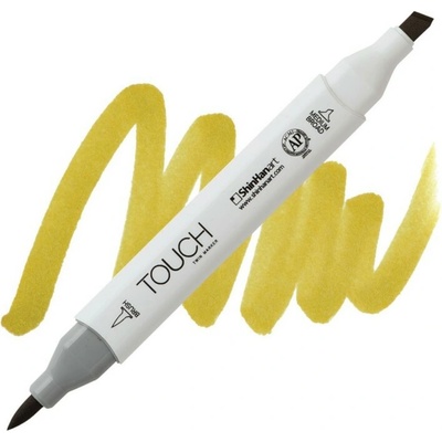 Lihová fixa TOUCH oboustranná Brush & Chisel, Olive green (Y41)