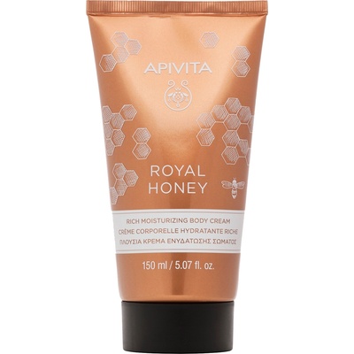 Apivita Royal Honey Богат крем за тяло с подхранващ ефект, 150 ml