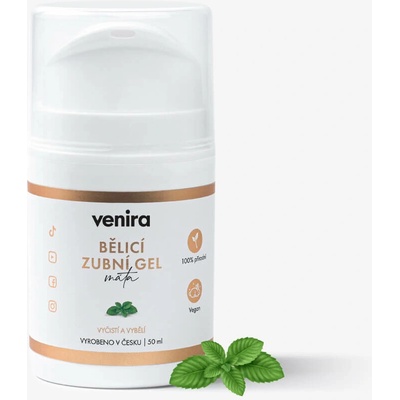 Venira Bieliaci zubný gél mäta 50 ml