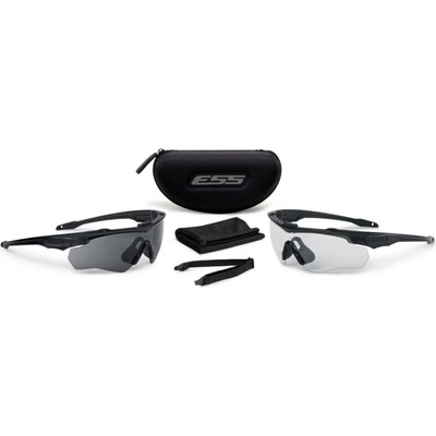Okuliare Ess Crossblade 2LS Unit Issue Kit číre, dymové sklo