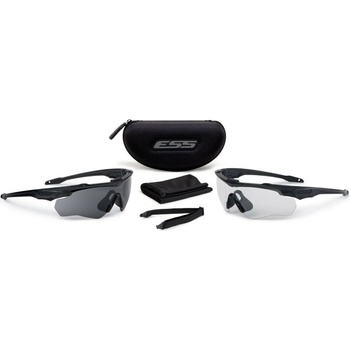 Okuliare Ess Crossblade 2LS Unit Issue Kit číre, dymové sklo