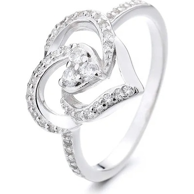 Majya Stříbrný prsten SHARON 10214 6