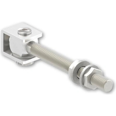 Feldmann Nerezový pant 130–M12-VA pro bránu a vrata pro ocelový sloupek - regulovatelný provařovací k přišroubování, závit M12 130-M12-VA – Sleviste.cz