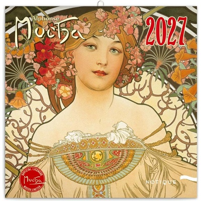 NOTIQUE Poznámkový Alfons Mucha 30 x 30 cm 2027