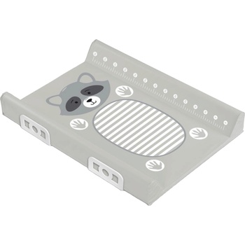 Sensillo Подложка за повиване със система за безопасност Sensillo - Animals Raccoon, 70 cm, Grey (SILLO-12184)