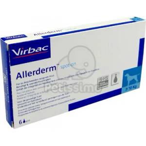 Virbac Allerderm Spot-On за кучета и котки над 10 кг 6 x 4 мл