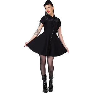 KILLSTAR дамска рокля KILLSTAR - No Where's Ville - Черна - KSRA010886