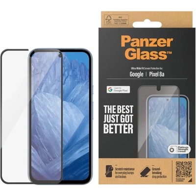 Panzer Стъклен протектор PanzerGlass - Google Pixel 8a, UWF, AB, черен (5711724047855)