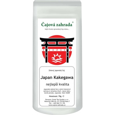 Čajová zahrada Japan Sencha Kakegawa zelený čaj zelený čaj 70 g