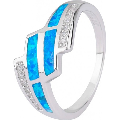 Bealio stříbrný Kaskáda modrý Opál 03 08572 0616