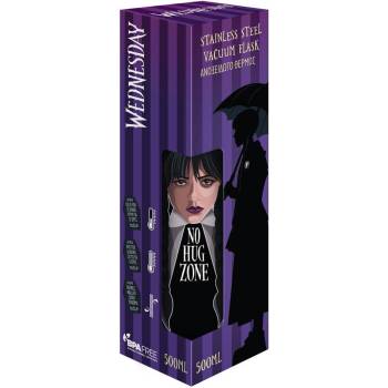 Image 1 of Diakakis Термо бутилка Wednesday 500ml, No hug zone (30091-А-WEDNESDAY4)