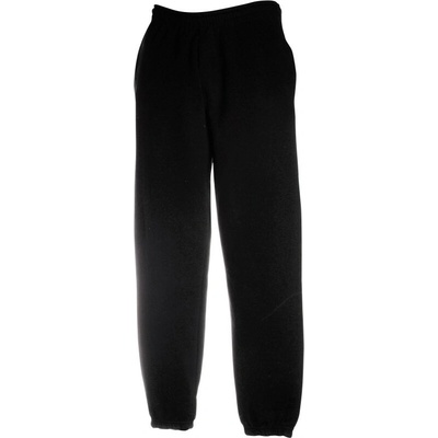 Fruit of the Loom pánské tepláky Classic Elasticated Cuff Jog pants black