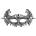 Ouch! Empress Black Lace Mask Black