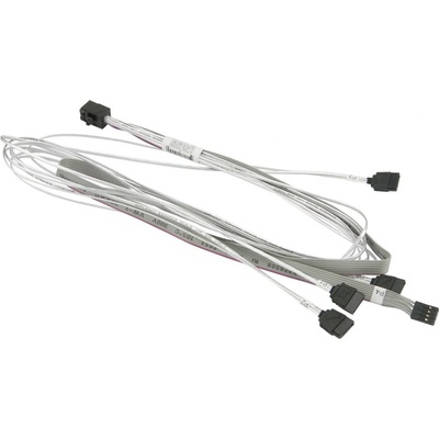 Supermicro kabel SFF-8643 (SAS-HD) -> 4x SATA, revers, 75cm – Zboží Živě