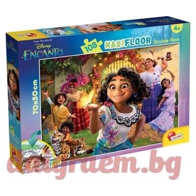 Lisciani Пъзел lisciani 98187 - 108 части - Енканто, двулицев пъзел (li98187)