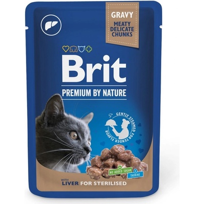 Brit Premium Cat Sterilised Liver 100 g