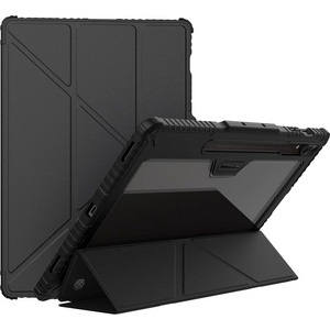 Samsung NILLKIN Bumper Leather Case Pro калъф за Samsung Galaxy Tab S9 Ultra със слайд капак за камера и Origami стойка