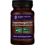 Global Healing Supercharged C60® - Микроактивиран активен въглен, 30 капсули Global Healing (03114 (C60-30))