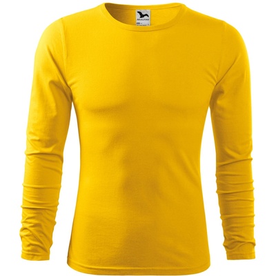 MALFINI Malfini fit-t long sleeve 119 / Мъжка тениска с дълъг ръкав - жълта m (1190414)