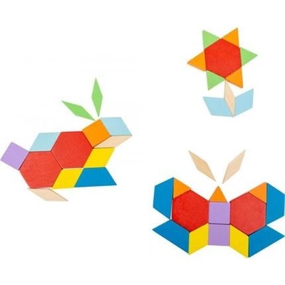 Small Foot Tangram v kovové krabičce