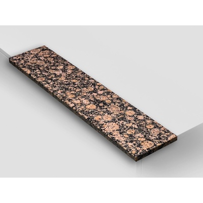 TONE OF STONE Vnitřní parapet z přírodního kamene - Žula Baltic Brown lesk, 250x250x20 mm