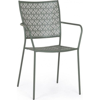 Bizzotto Градински стол LIZETTE 54x55x89 cm. тъмно маслинено зелено (0802966)