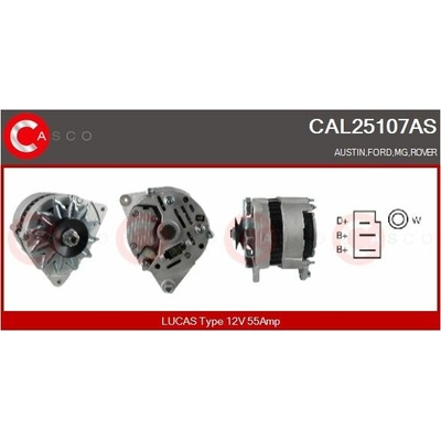 Alternátor CASCO CAL25107AS