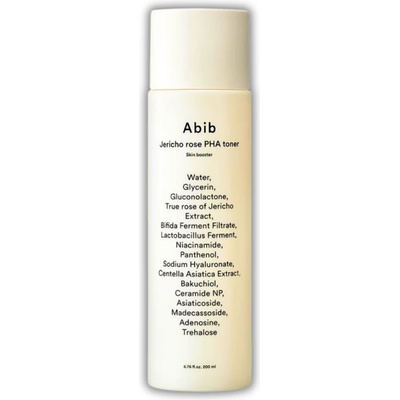 ABIB - Jericho Rose PHA Toner Skin Booster 200ml