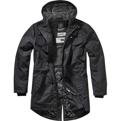 Brandit bunda Marsh Lake Teddyparka MEN Černá