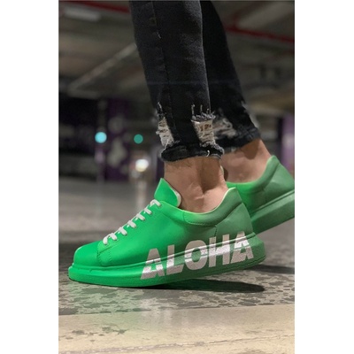 Chekich Унисекс обувки с връзки CH254 - Тъмнозелени #359784 (359784_Зелен)