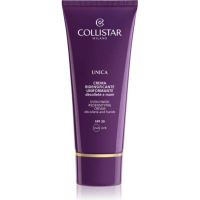 Collistar Unica Even Finish Redensifying Cream стягащ крем за деколтето и бюста SPF 30 75ml