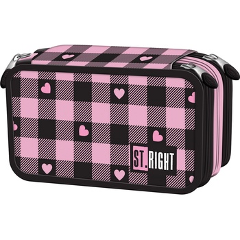 ST.RIGHT Несесер с пособия St. Right Pink Checkered - С 3 ципа (PC05)