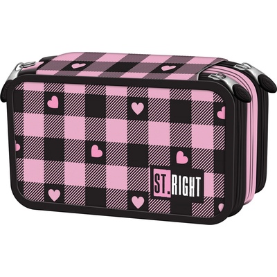 ST.RIGHT Несесер с пособия St. Right Pink Checkered - С 3 ципа (PC05)