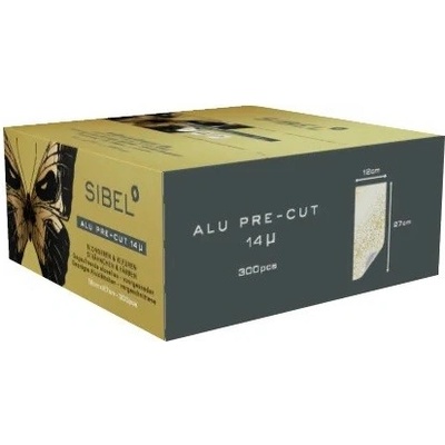 Sinelco Alobalové fólie Sibel Alu Pre-Cut 27 x 12 cm 300 ks