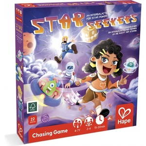 Hape Настолна игра Hape - Междугалактическа надпревара, 22 части (H1110)