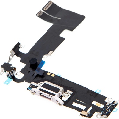 AppleMix Napájací a dátový konektor s flex káblom + mikrofóny pre Apple iPhone 13 - ružový - kvalita A+