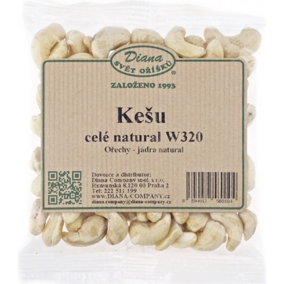 Diana svět oříšků Diana Kešu celé natural 100 g