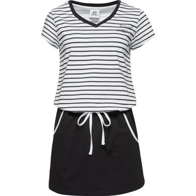 Russell Athletic SS Dress čierna biela