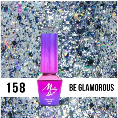 Allepaznokcie MollyLac gél lak 158 Be Glamorous 5 ml