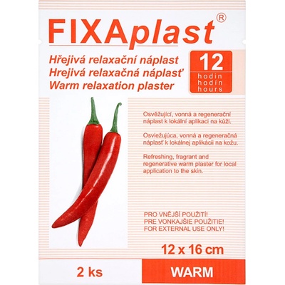 Fixaplast Hřejivá relaxační náplast 2 ks