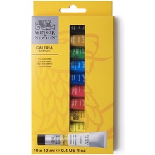 Winsor & Newton Sada akrylových barev Galeria 10 x 12 ml